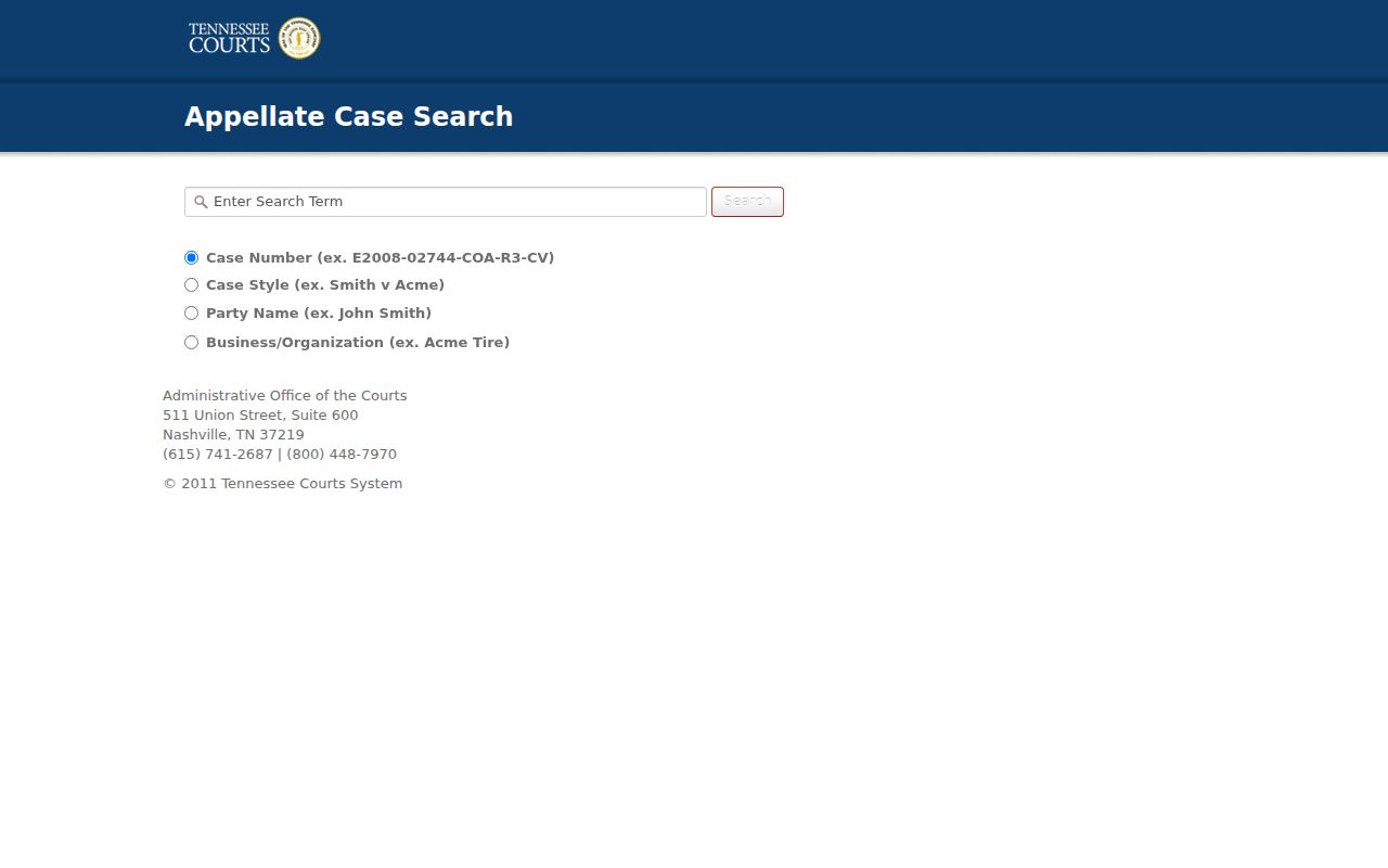 Houston County criminal court cases in Tennessee appellate Public Case History
